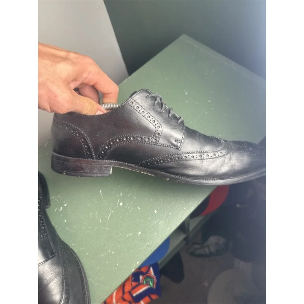 Cole Haan Original Grand OS Signature Wingtip Oxford Black Mens Size 12 M C24117